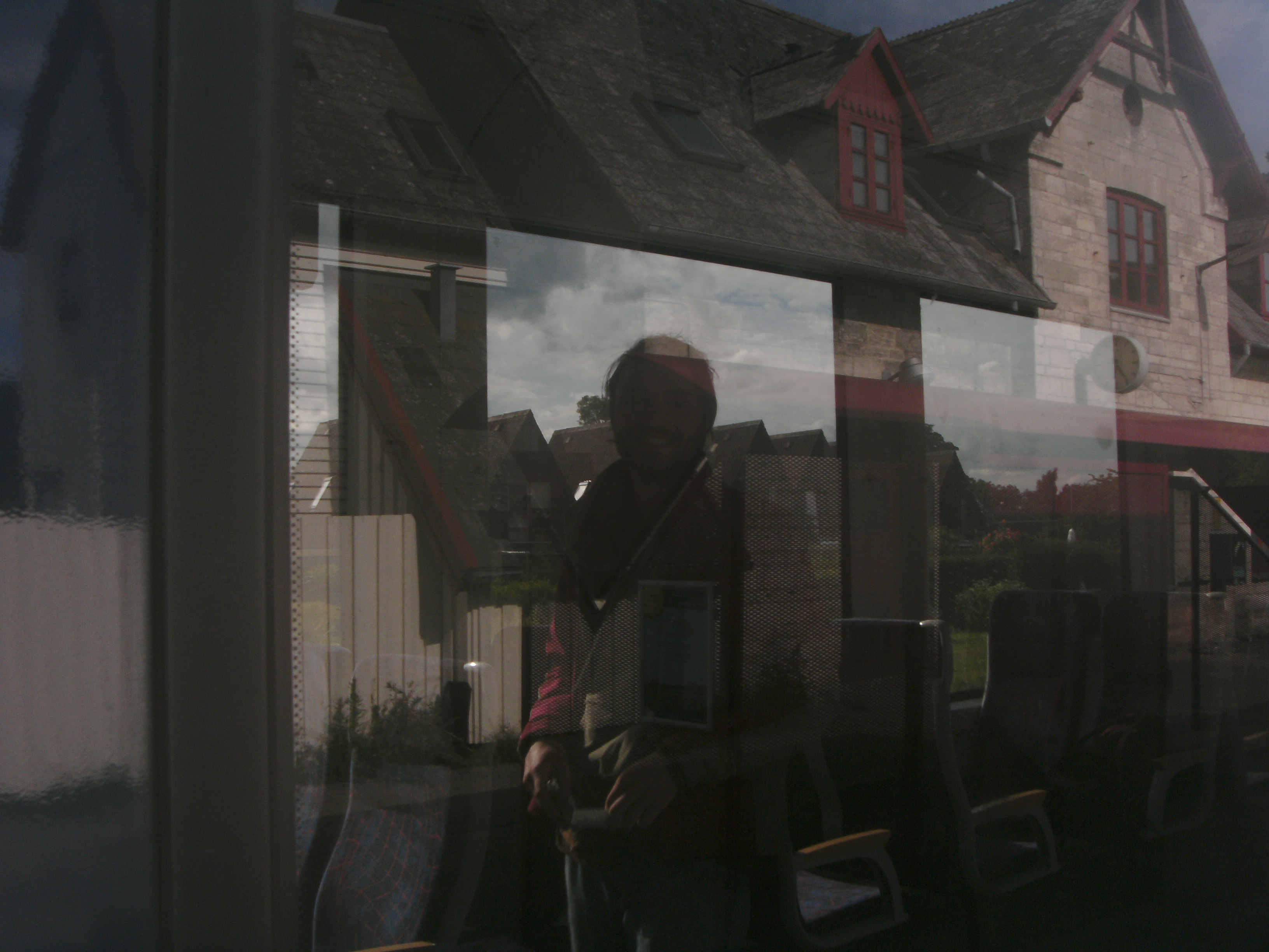 Gerd im dänischen TGV