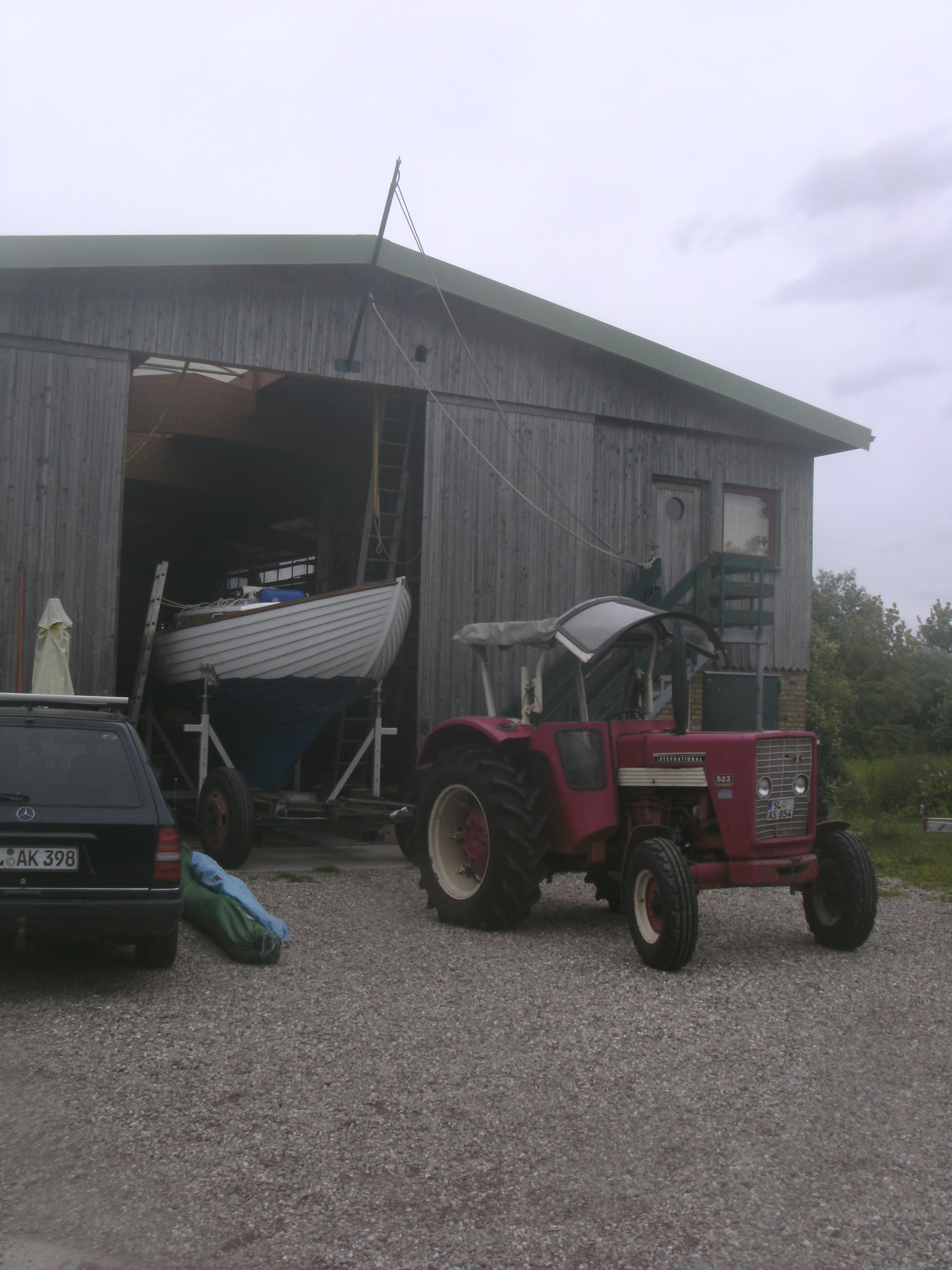 Das Boot auf der Werft